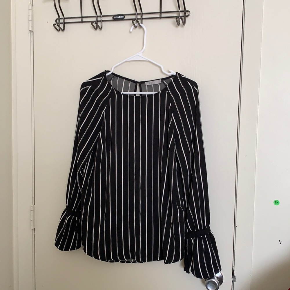 Dalia Blouse Striped Size Small